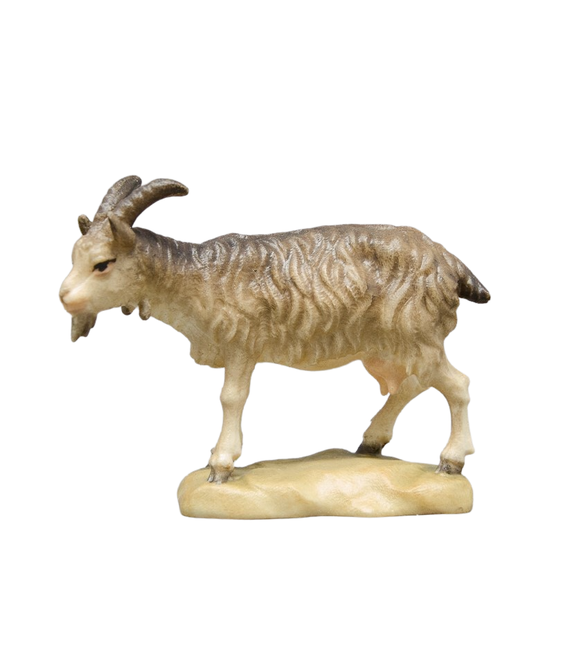 Capra presepe tradizionale colorato