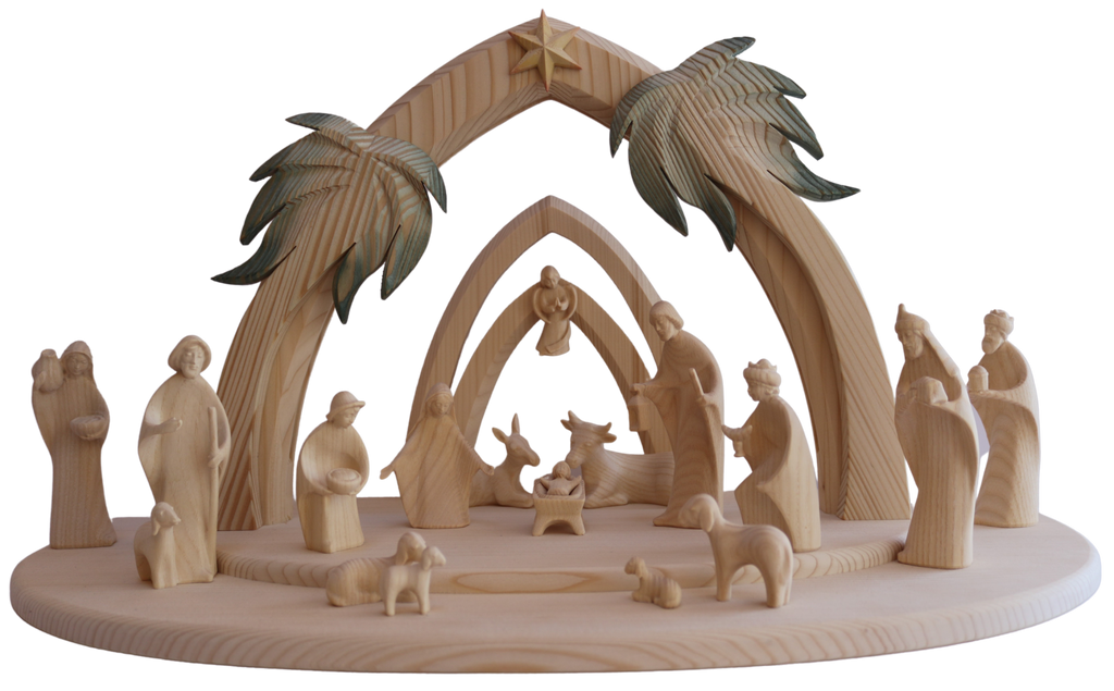 Presepe stilizzato naturale