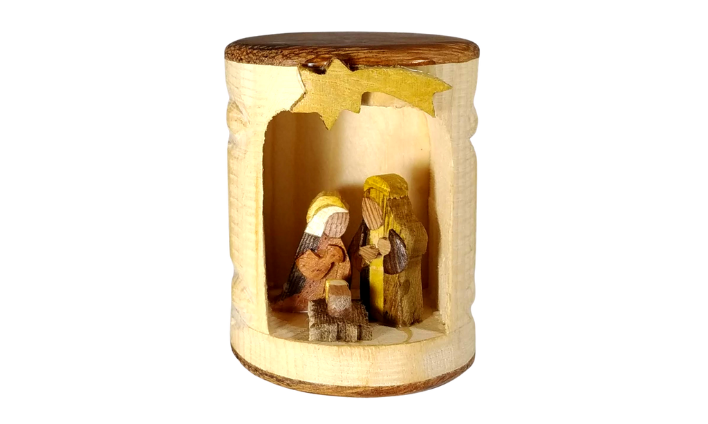 Presepe - La capanna a tronchetto